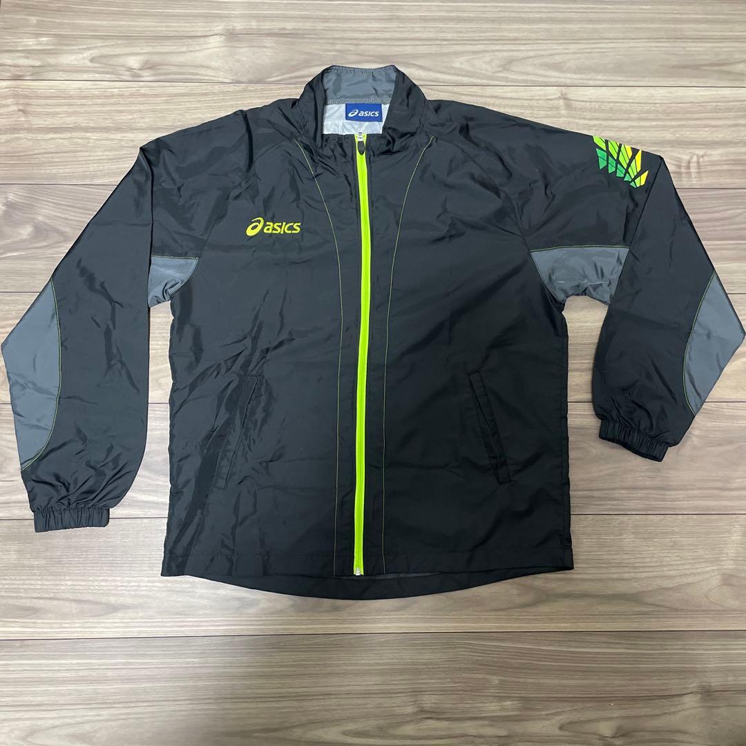 asics ウインドブレーカー セットアップ ブラック Lサイズ