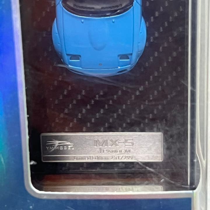 YM MODEL 1/64 マツダ ロケット バニー MX-5 ミアータ ブルー