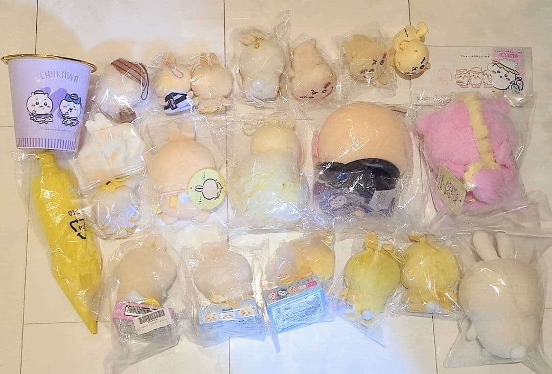 ちいかわ【うさぎ】ぬいぐるみマスコット等　22点お得まとめセット