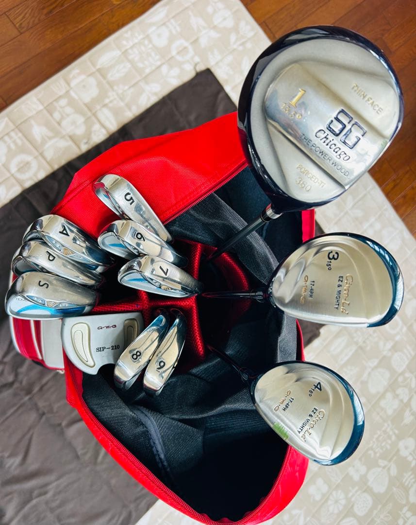 【３末までの出品です！】ADAMSGOLF レディース ゴルフクラブ12本セット