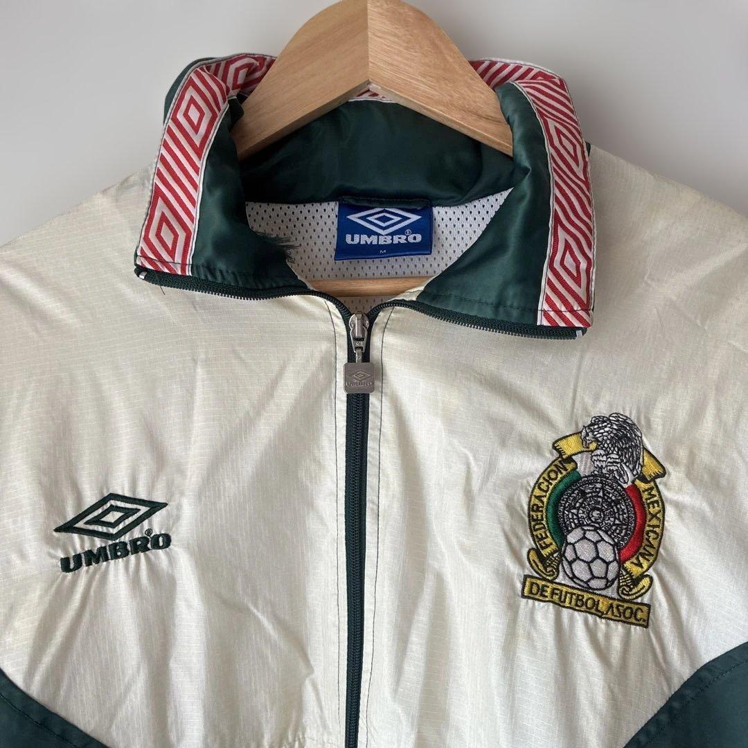 【希少】UMBRO メキシコ代表 サッカー90s ウインドブレーカー　M 上下