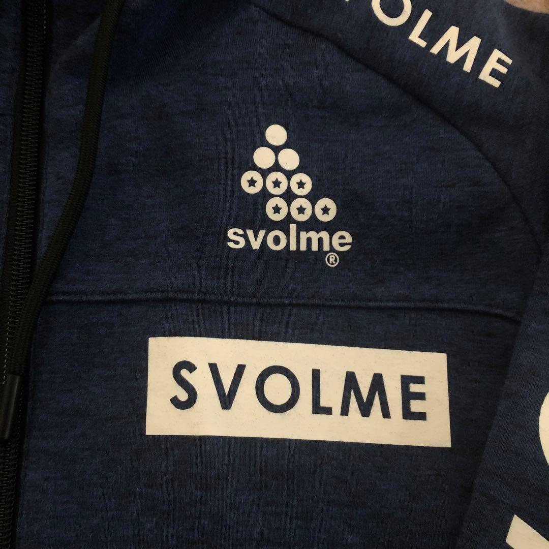 スボルメ SVOLME パーカー　ブルー　Mサイズ　ロングパーカー