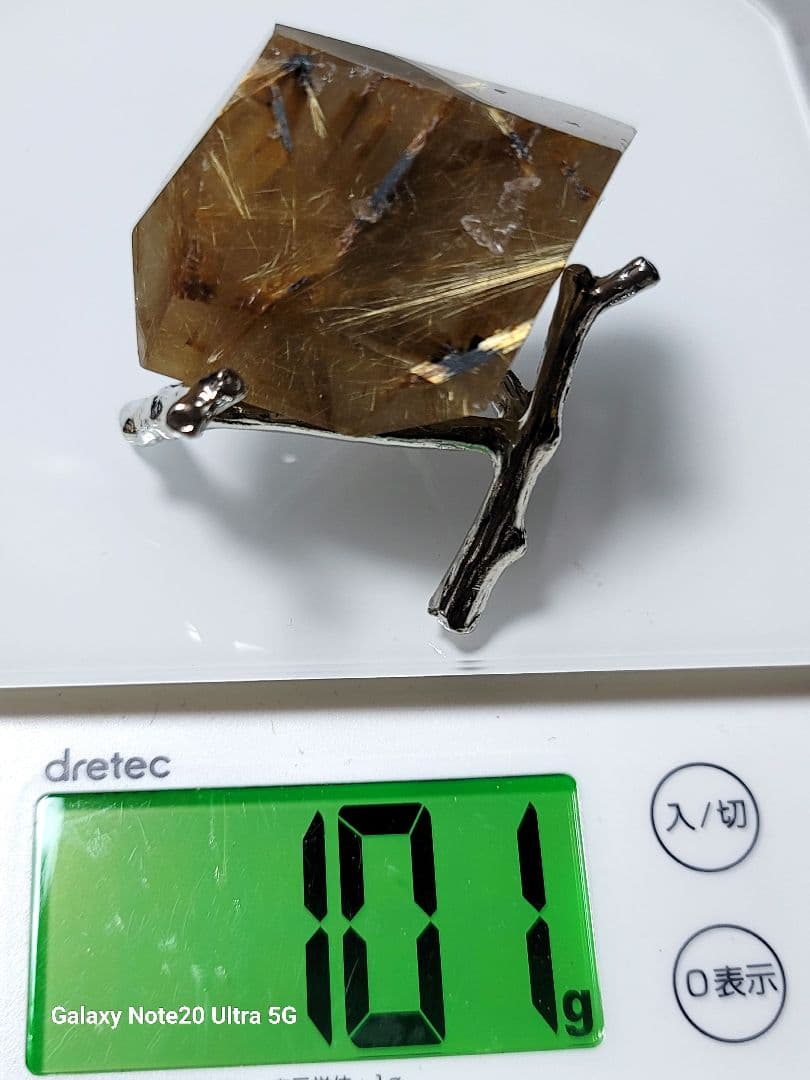 天然石　ルチルクォーツ原石