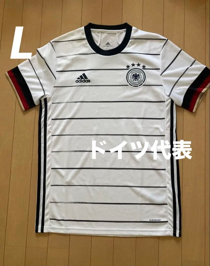 adidas ドイツ代表 ユニフォーム ストライプ L