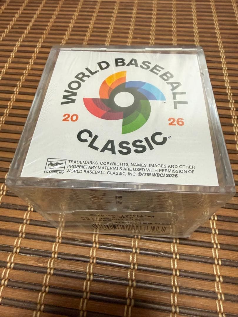 2026 WBC ワールドベースボ－ルクラシック 公式球ボール　記念球おまけ付き