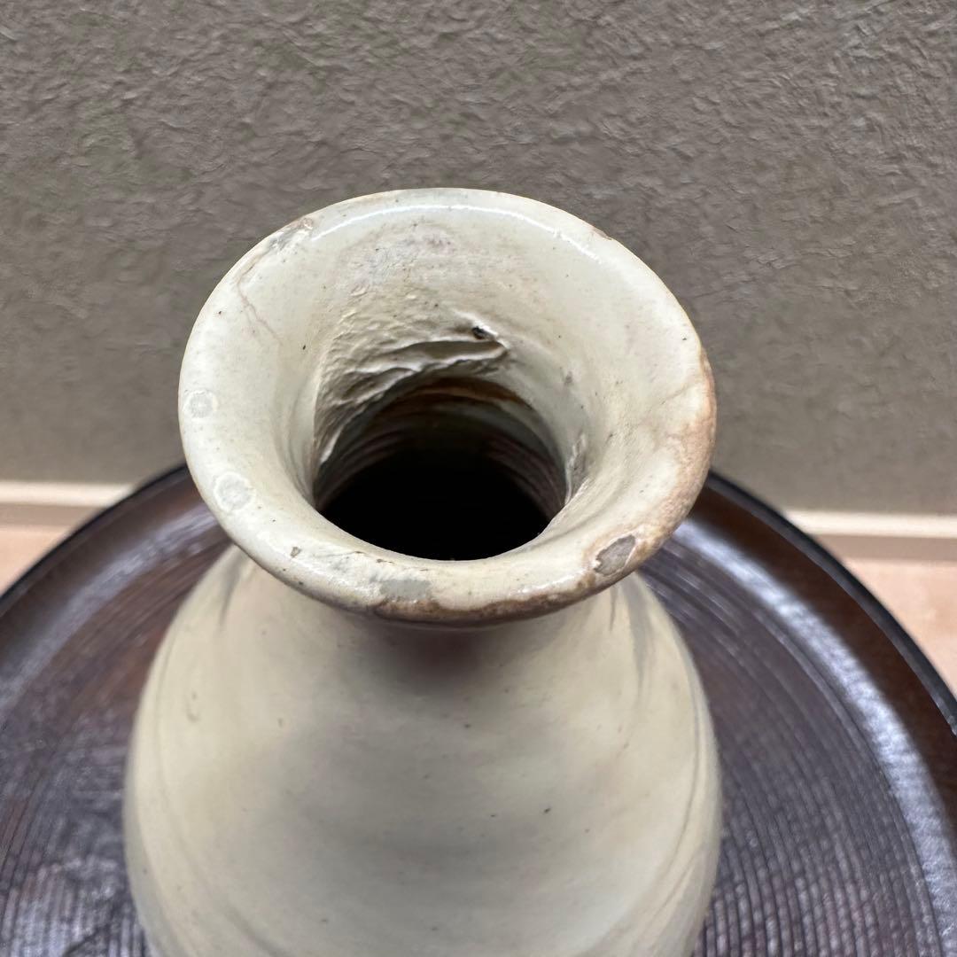 白丹波　丹波焼き　徳利　大徳利　骨董　酒器 お預け徳利