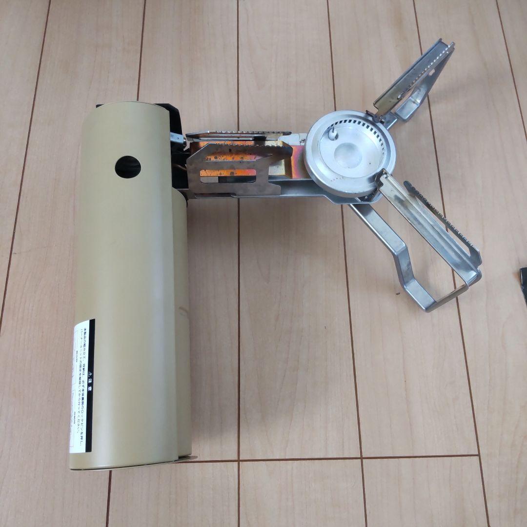 スノーピーク　＆CAMPバーナー カーキ カセットコンロ