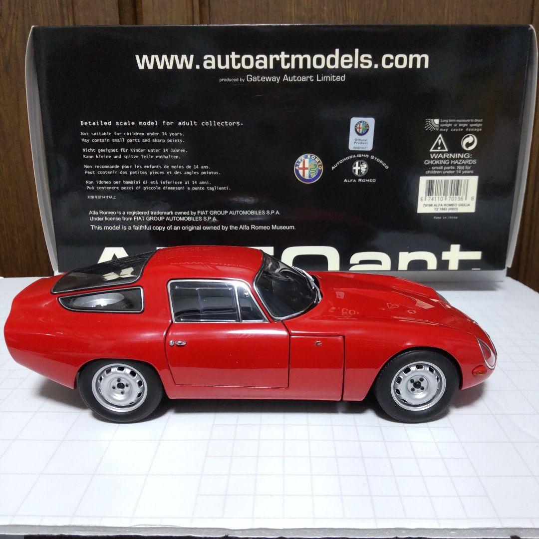 アルファロメオ TZ 1963 レッド 1/18 オートアート