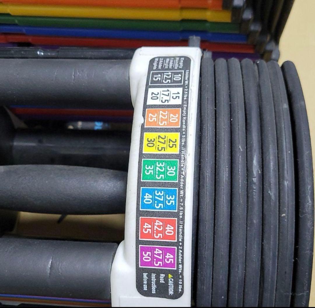 可変式ダンベル 50ポンド