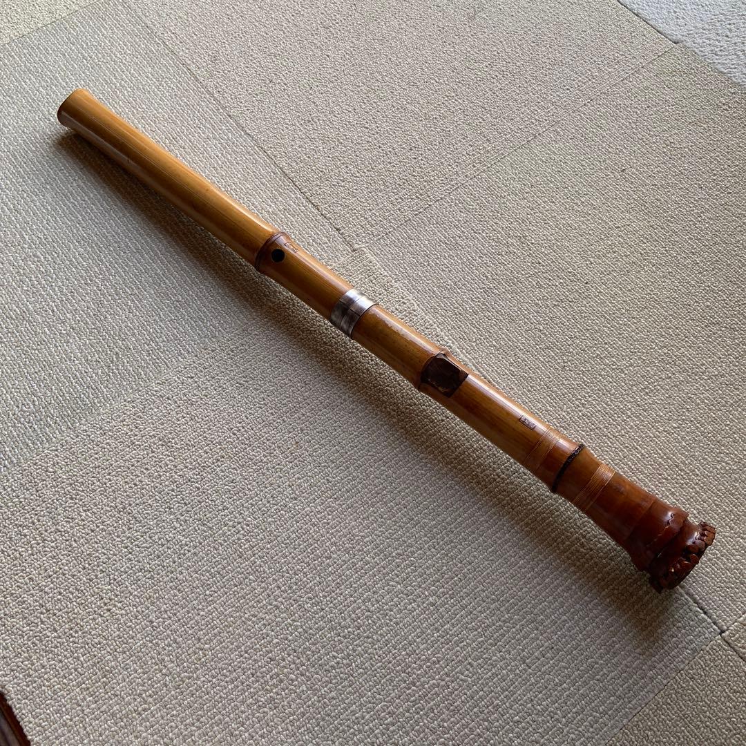 174 尺八　ニ尺一寸管　銘竹風ニ印