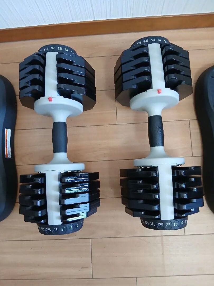 ②ativafit 可変式ダンベル 2.5kg〜25kg 1個