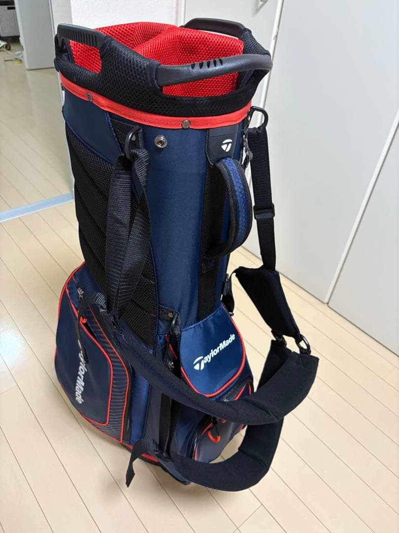 最終値下げ　TaylorMade キャディバッグ ネイビー/レッド