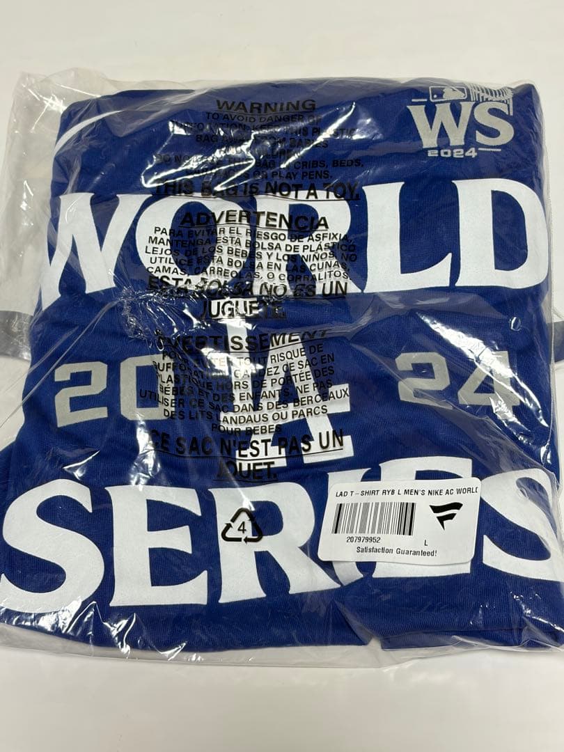 100%正規品L大谷翔平選手着用モデルNIKEワールドシリーズ2024ドジャース