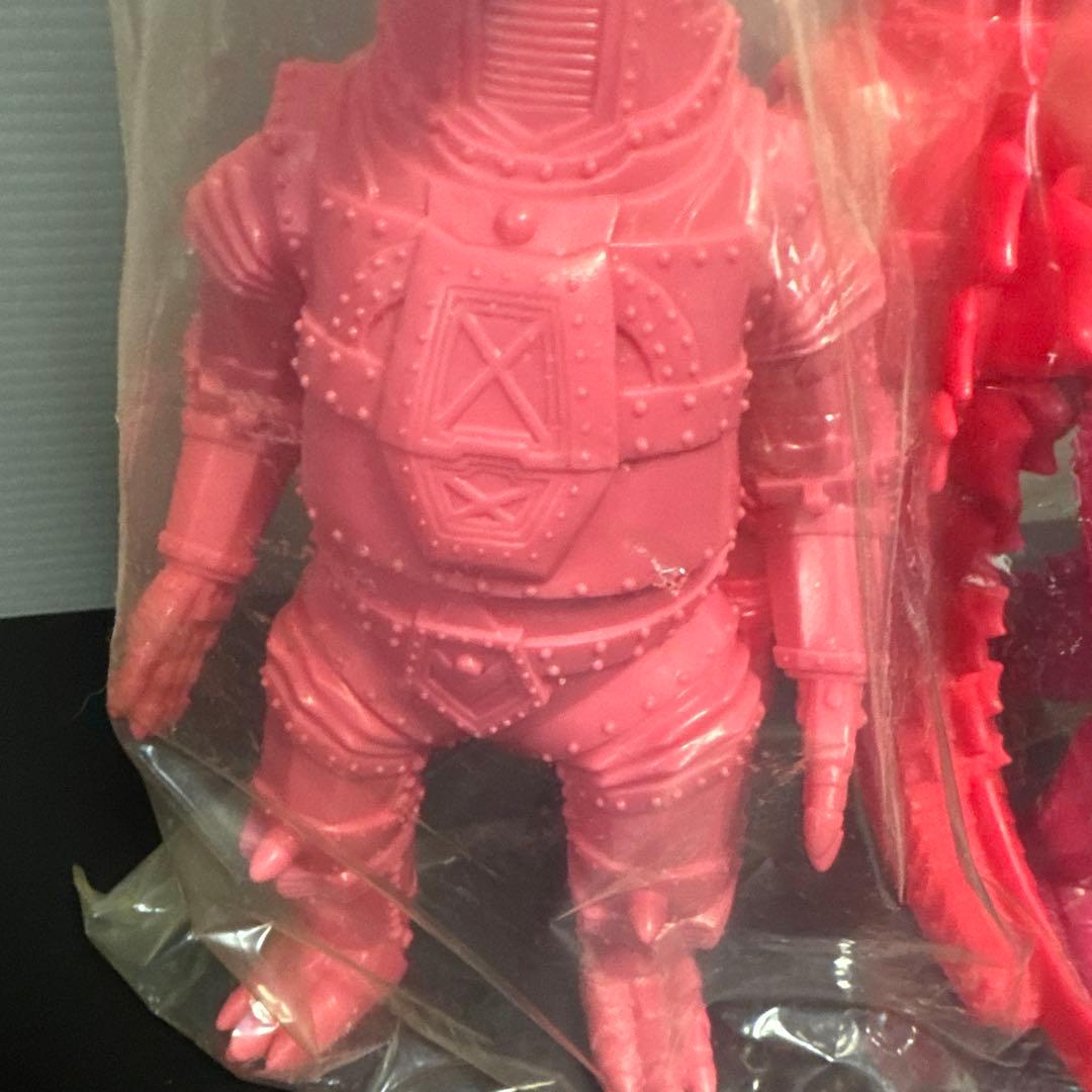 マルサンソフビ　ピンクカラートリオ　メカゴジラ