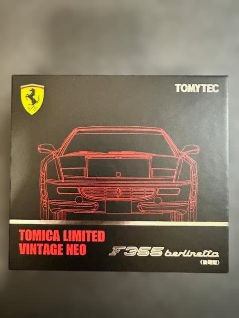 【未使用・TOMYTEC】フェラーリ F355 ベルリネッタ（後期型）（赤）