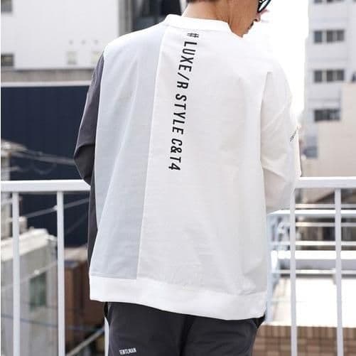 [サンプルSALE /D382 ] LUXE/R ナイロン布帛プルオーバー