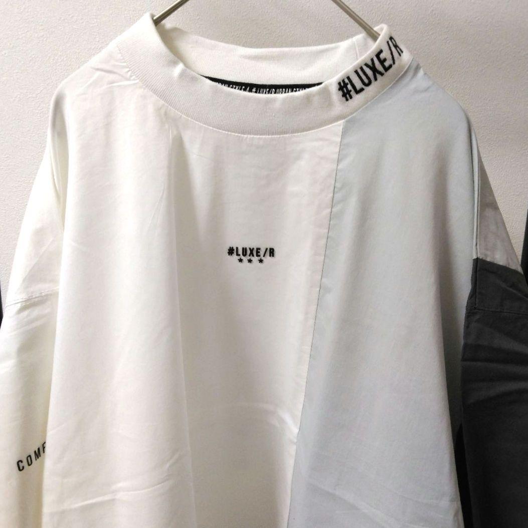 [サンプルSALE /D382 ] LUXE/R ナイロン布帛プルオーバー