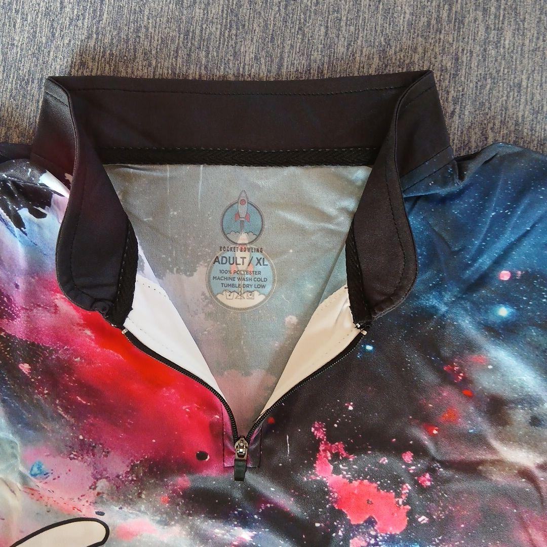 ✨新品✨ハンマー　【2XL】　宇宙　カラフル　大きいサイズ　ボウリングウェア