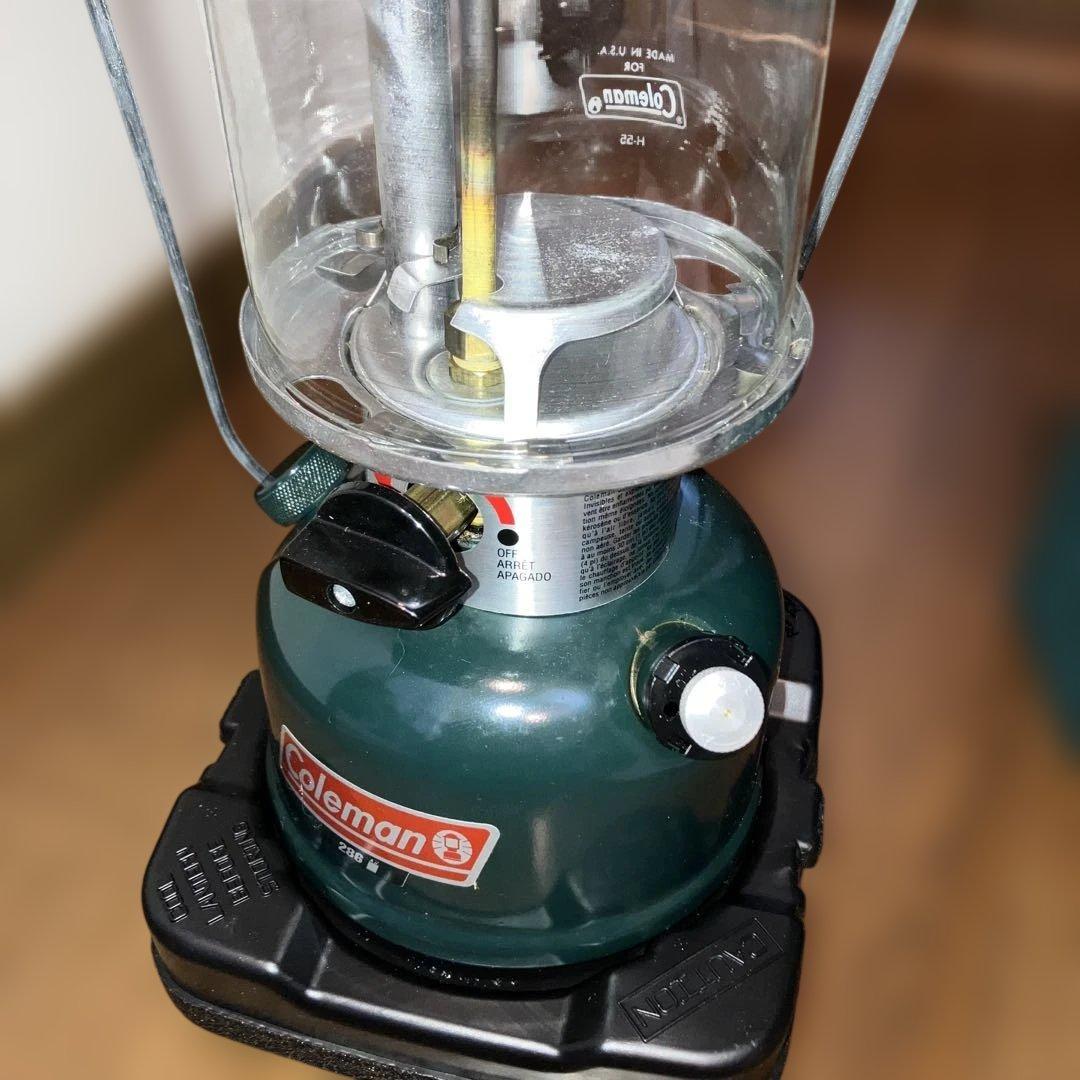 Coleman ランタン286A & シングルバーナー508A USA製　セット