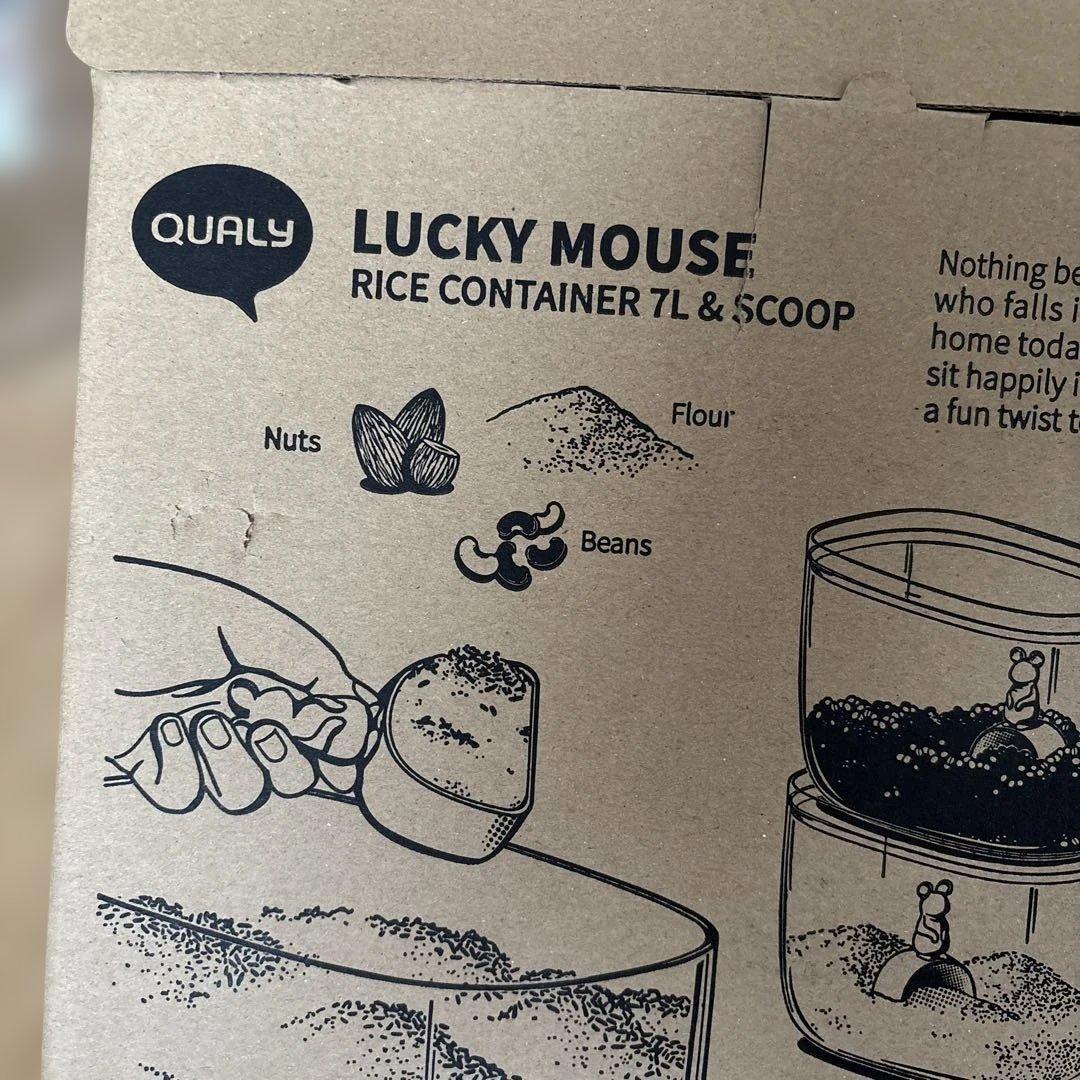 クオリー 米 お米 保存 容器 [LUCKY MOUSE 7L]