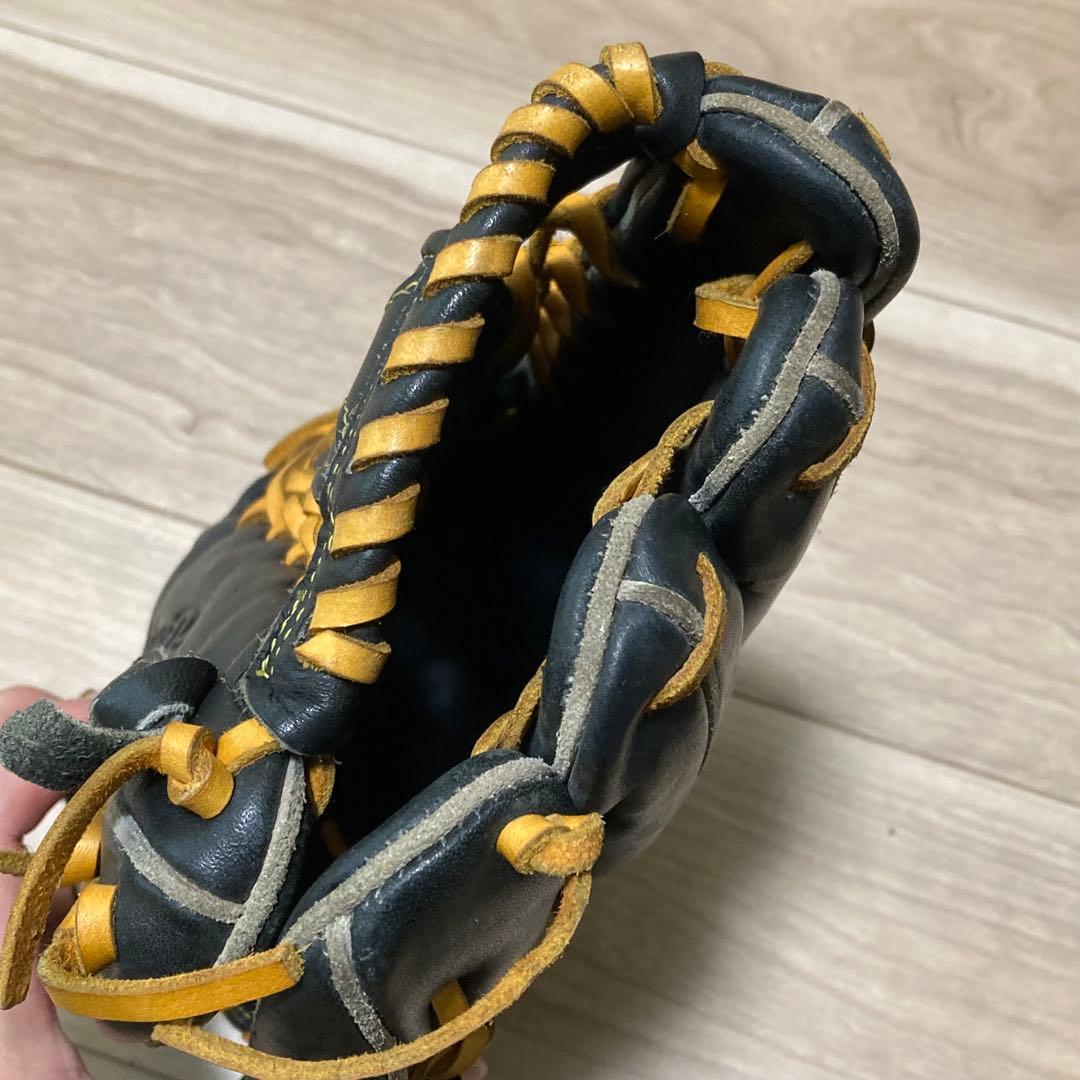 ⭐️3回使用　ミズノプロ　軟式　外野手用　右投げ　袋付き　グローブ