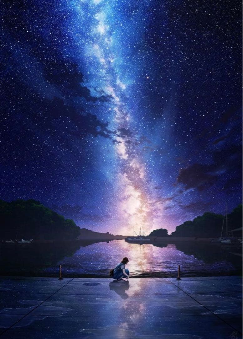 mocha展 A5アクリルプレート 星は港に満ちる