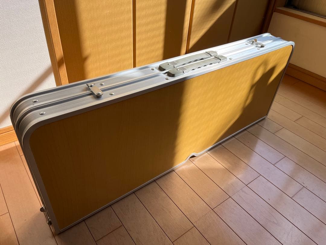 アルミ製　テーブルチェアセット　美品　4人　持ち運び　値引交渉ok