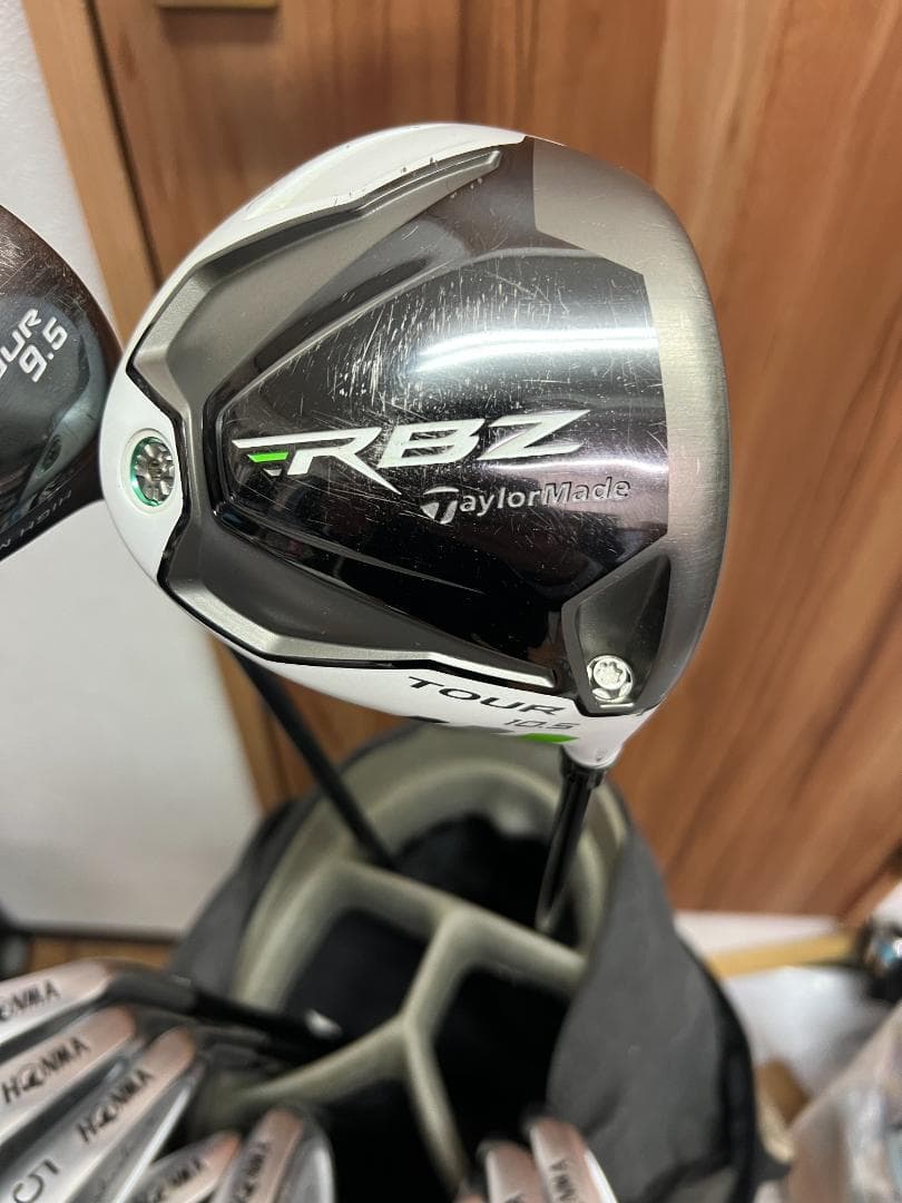 ゴルフクラブ12本グルフバッグセット　テイラーメイド　HONMA
