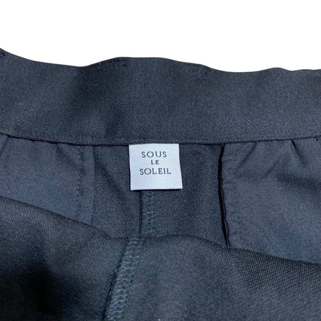 【新品未使用】SOUS LE SOLEIL キュロット M 黒 ゴルフウェア