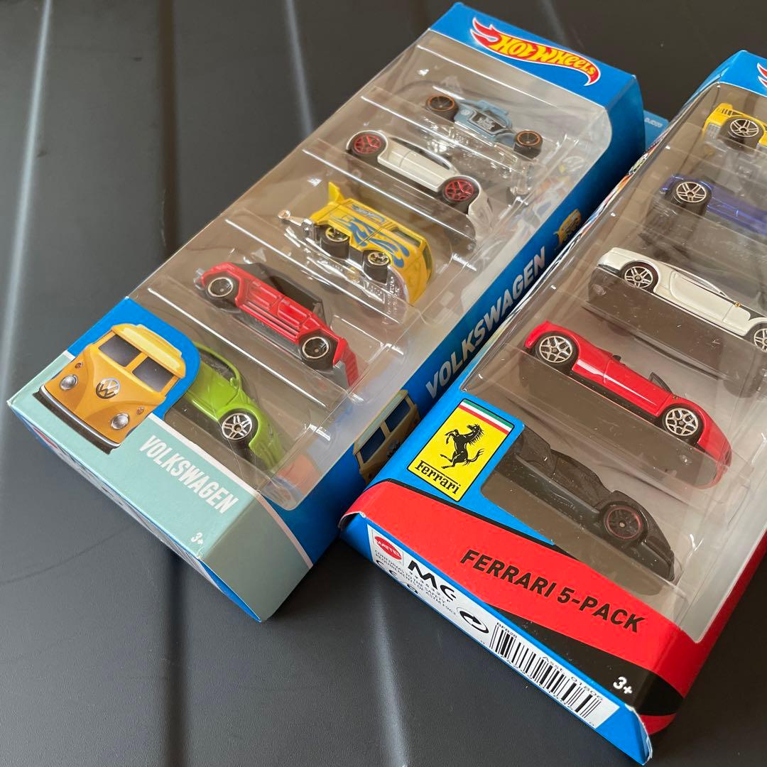 ホットウィール5P Ferrari &VolksWagen。