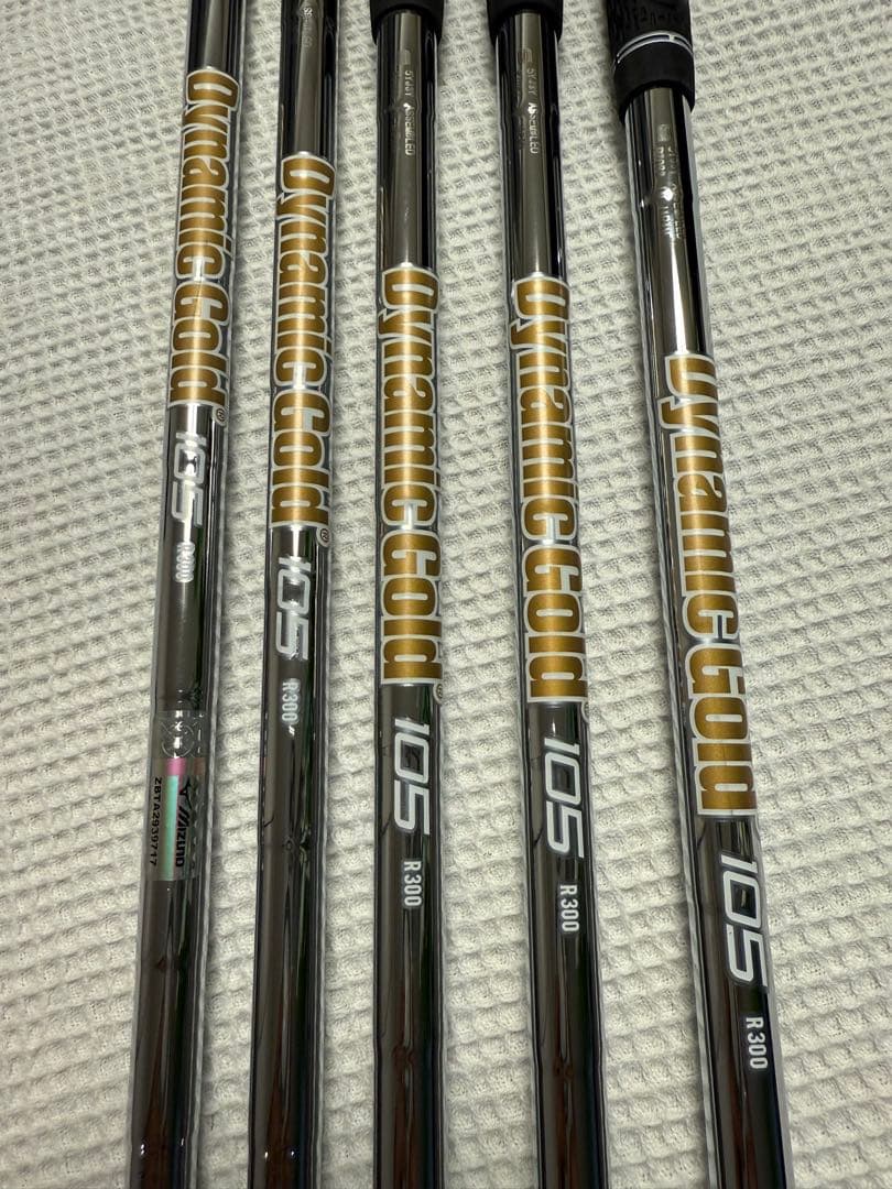 最終値下　ミズノM-13 6〜p5本セット　ダイナミックゴールド105 r300
