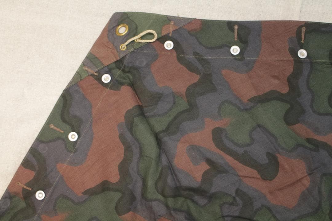 デッドストック ノルウェー軍幕 1枚 ポンチョテントシート