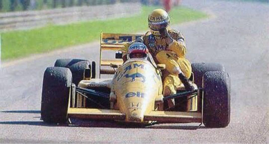 1/43 ロータス99t ライドオン　セナ　イタリアGP 中嶋悟
