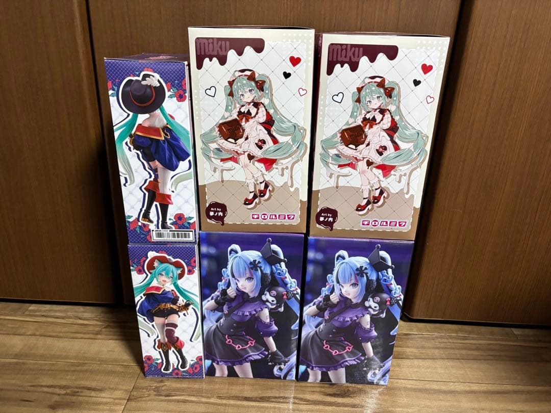 【最終値引】初音ミク フィギュア セット 雪ミク クロミ チロル 長靴を履いた猫