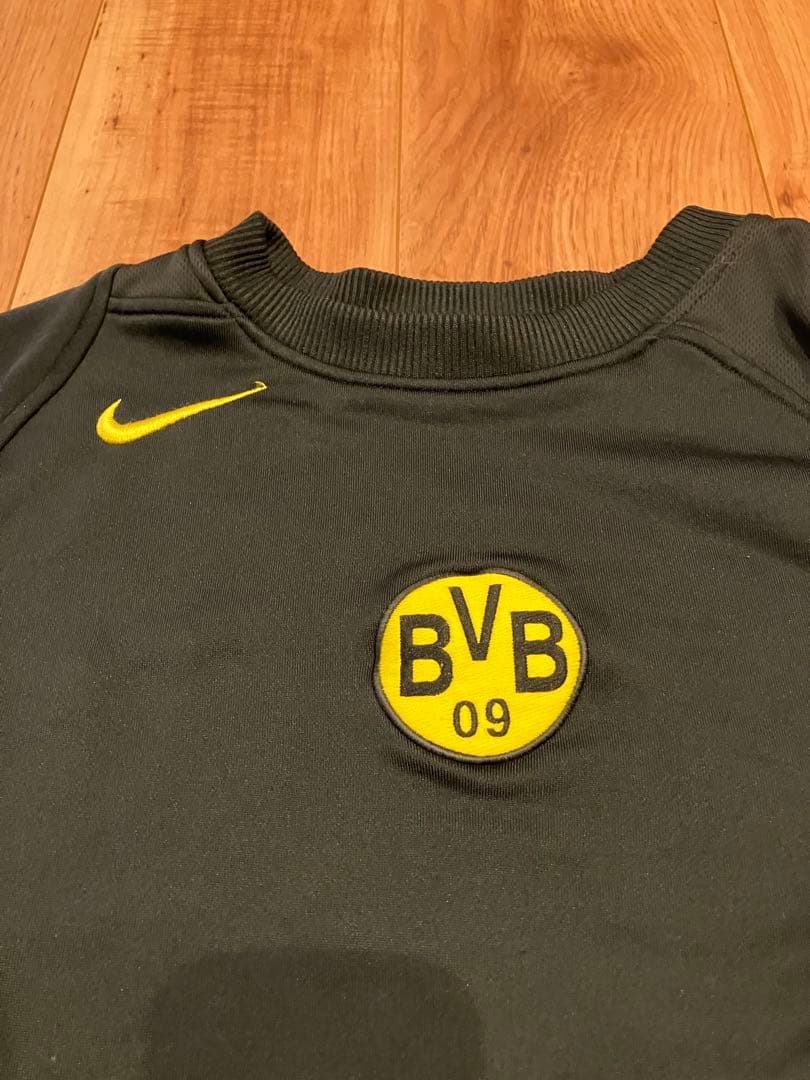 ドルトムント BVB NIKE トレーニングスウェット 黒　古着　フットサル