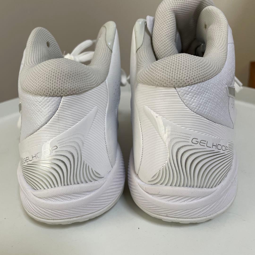 ASICS GELHOOP 2 ホワイト/シルバー　バッシュ