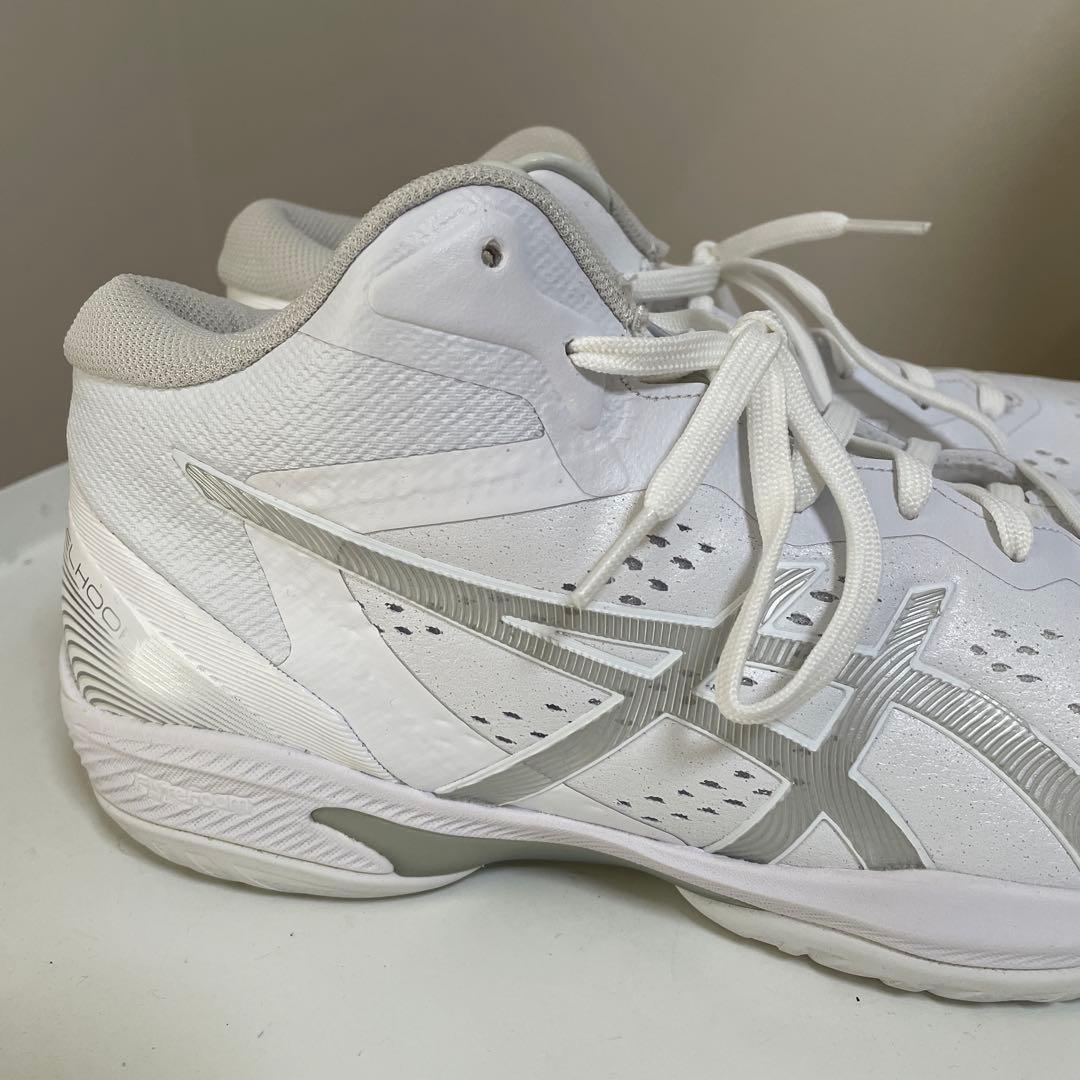 ASICS GELHOOP 2 ホワイト/シルバー　バッシュ