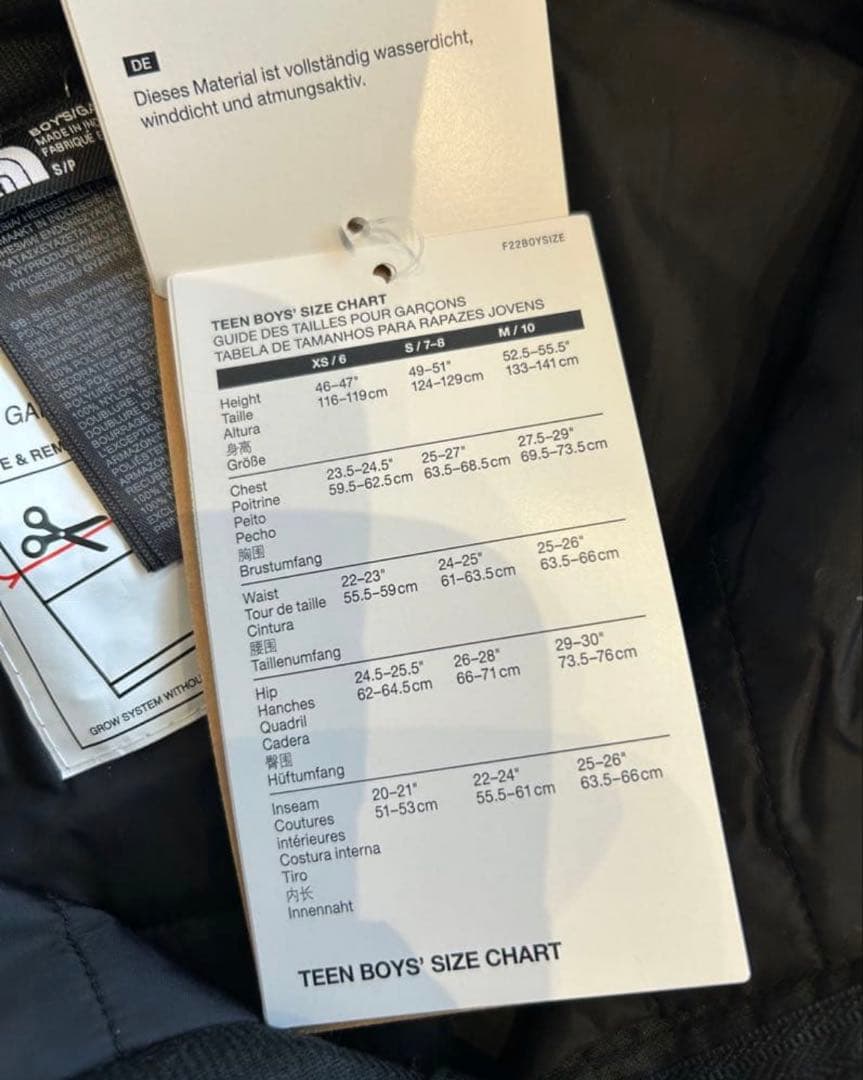 新品未使用 THE NORTH FACE スノーパンツ ブラック　130センチ