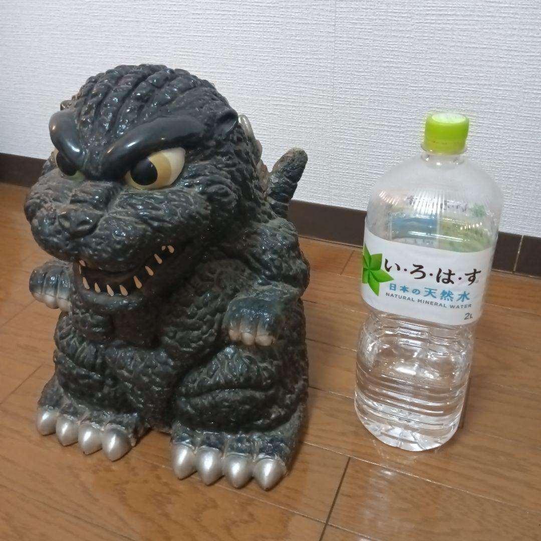 希少 値下げ可 デカゴジラ 貯金箱 高さ約34cm