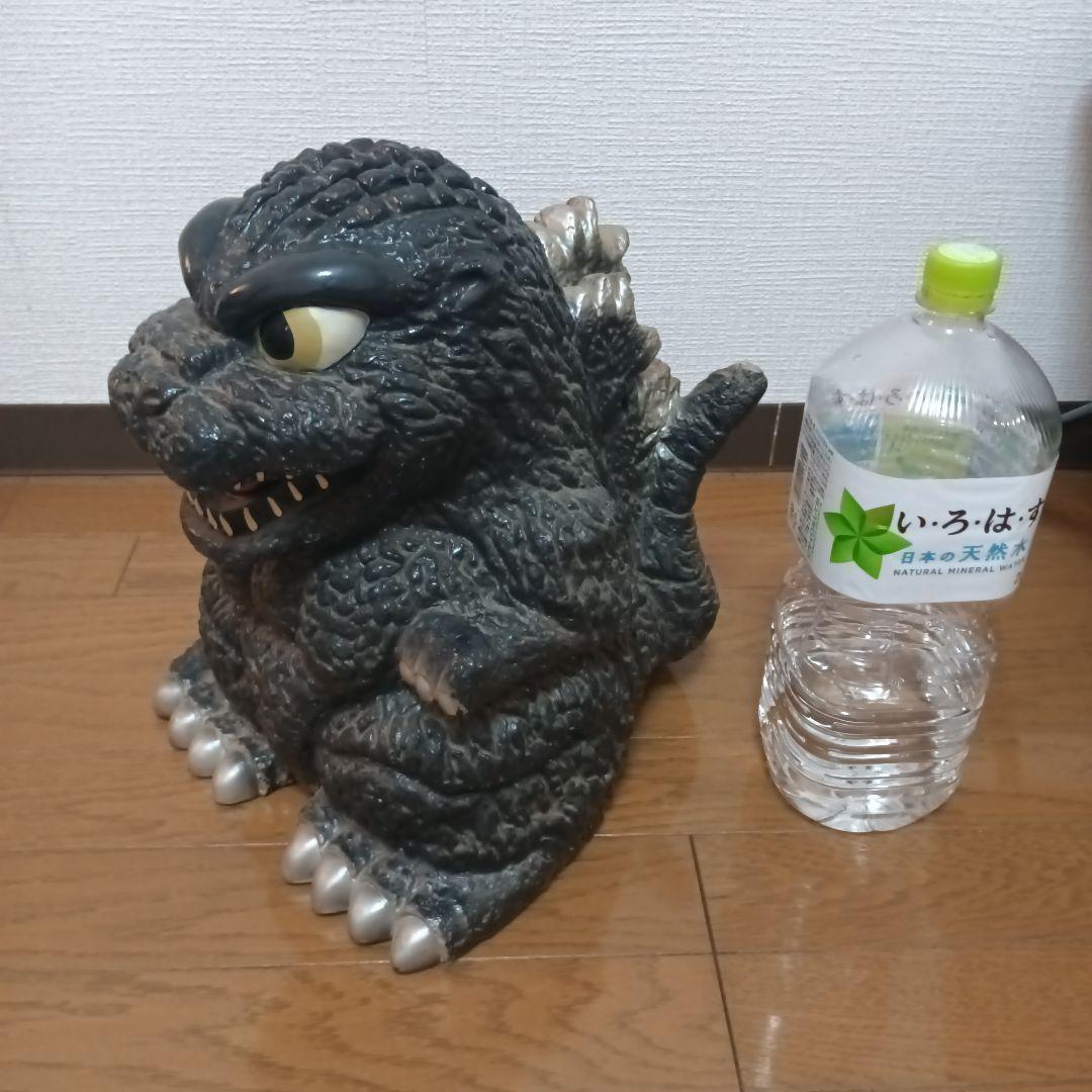 希少 値下げ可 デカゴジラ 貯金箱 高さ約34cm
