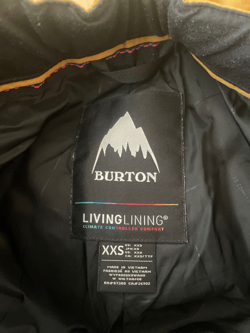 BURTON LIVINGLINING カラシ色 XXS パンツ