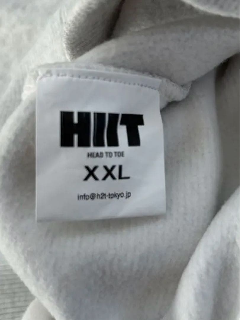 HIIT H2Tハーフジップ トレーナー グレー XXL