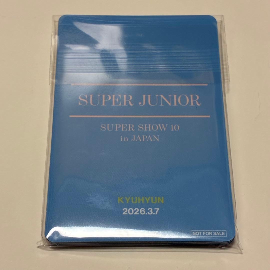 SUPER JUNIOR スパショ10 アップグレード 3月7日　トレカ全員分