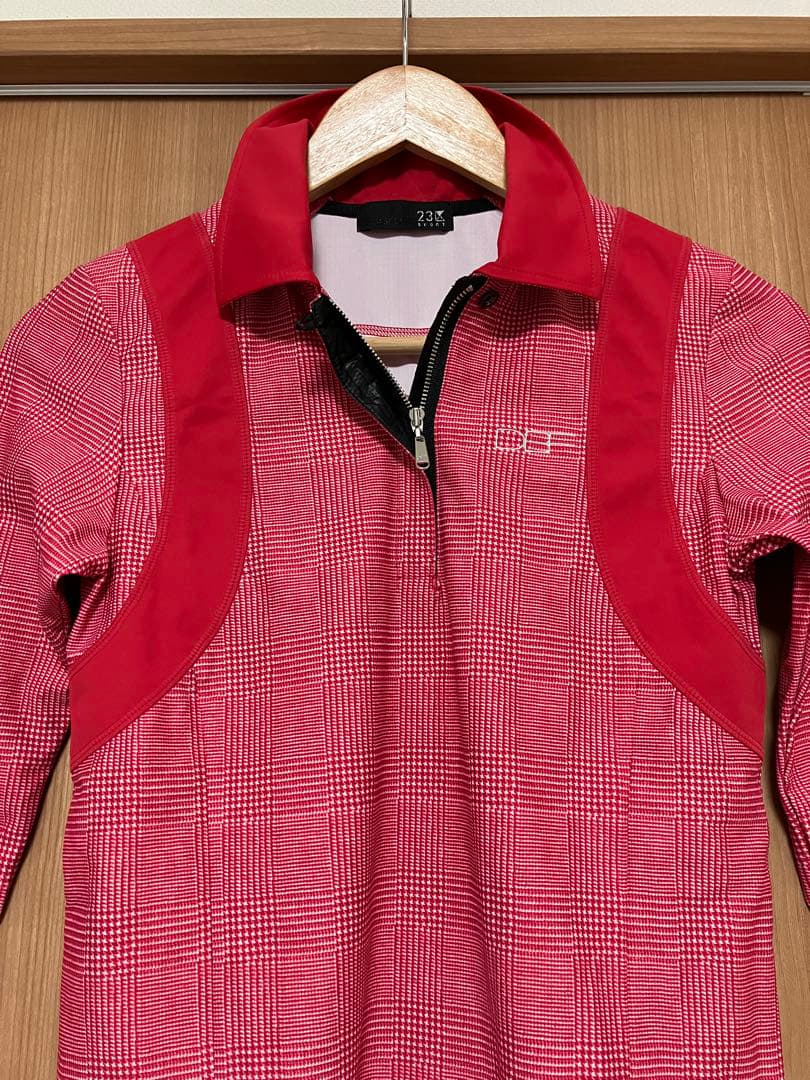 希少 美品 23区GOLF ハーフジップ シャツ 長袖 23区 ゴルフ DBF