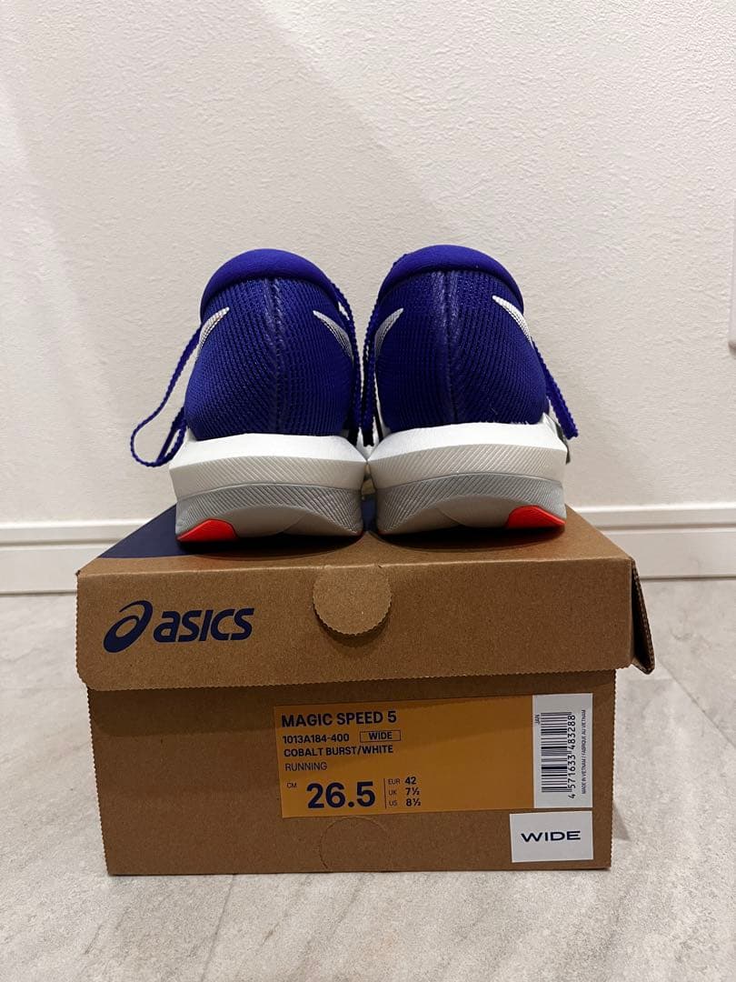 ASICS MAGIC SPEED 5 26.5cm WIDE コバルト
