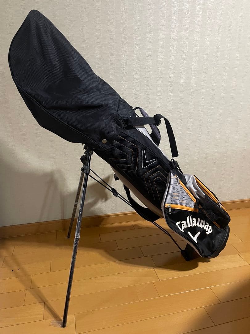 ジュニア クラブセット2種類とキャロウェイスタンドバックのセット