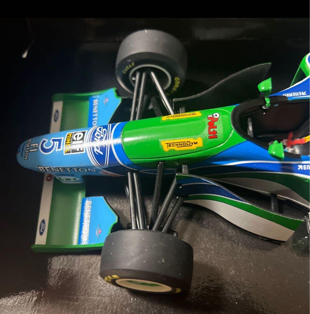 BENETTON B194 シューマッハ　直筆サイン　1/18 ミニチャンプス