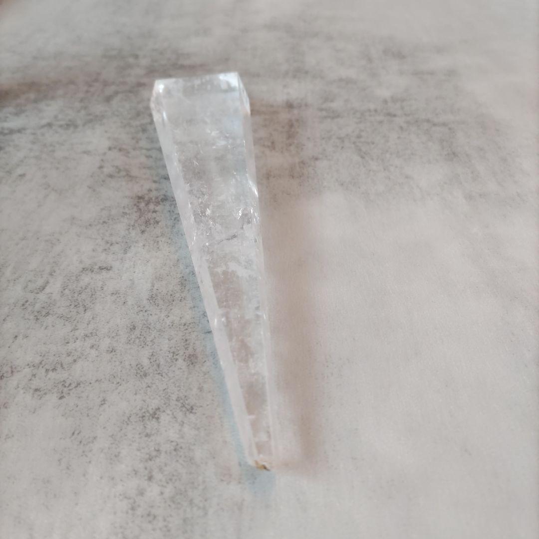 水晶　ワンド　21cm　専用スタンドセット　　 クリアクォーツ