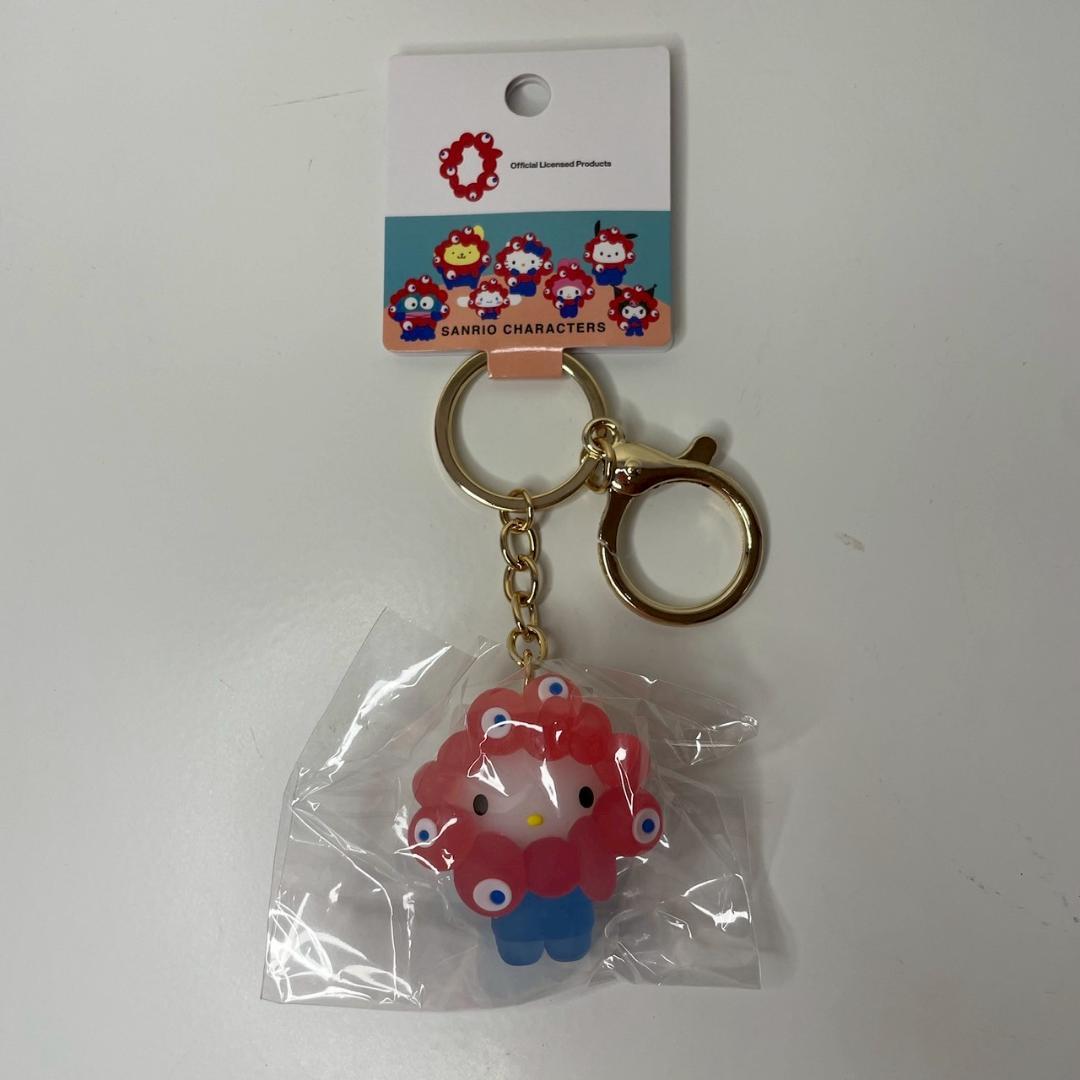 【万博限定】立体マスコットクリアカラーキーホルダーミャクミャク キティ
