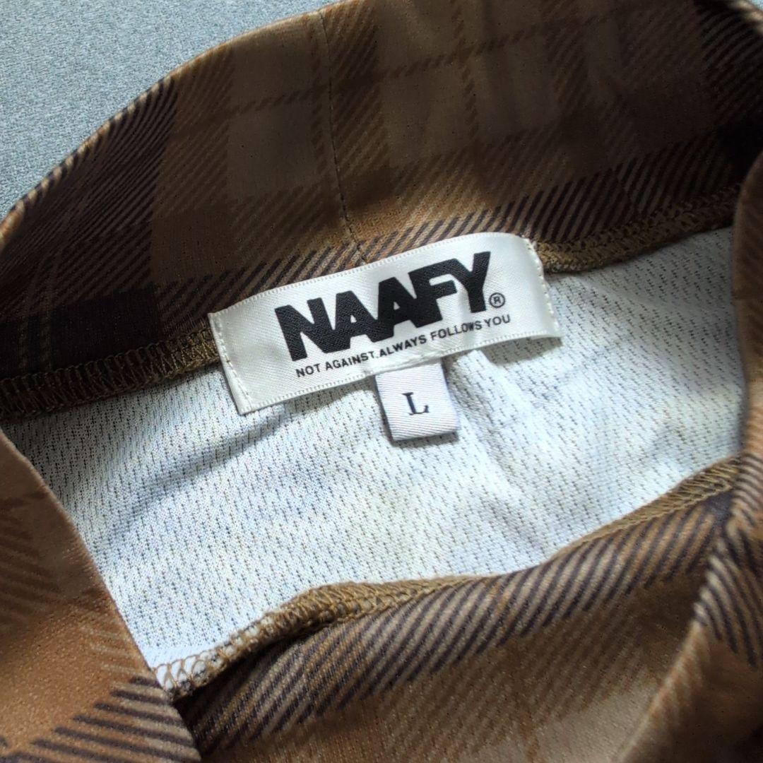 【美品】NAAFY MOCKNECK NYLON SHORTS2　L